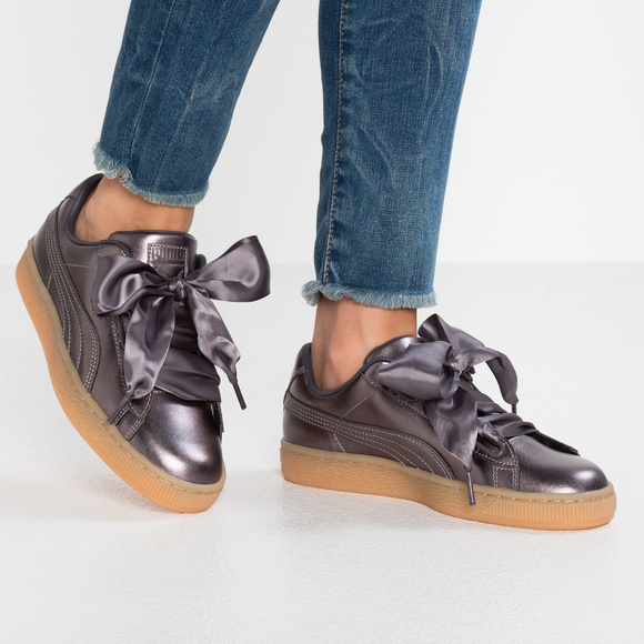 PUMA Metallic Lace Up Sneakers - Picture 4 of 8